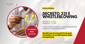 Corso Decreto 231 e Whistleblowing